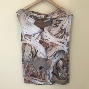 Escada Sleeveless Silk Blend Top